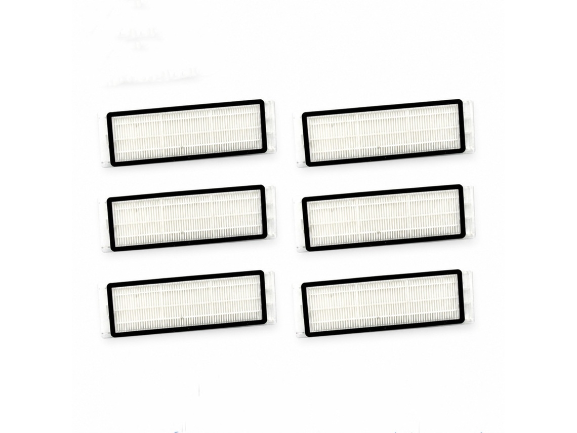 Filtro para Aspirador de Pó Xiaomi Roborock S5/s5 Max/s6/s6 Maxv/s60/s65 BRILVIBERA (pacote com 6)