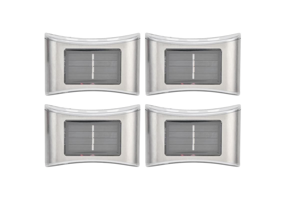 Conjunto de 4 Lâmpadas Solares de Led para Parede CHABERLU