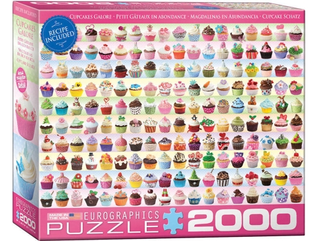 Puzzle 2D  Cupcakes Galore 2000 pcs (1000 peças)