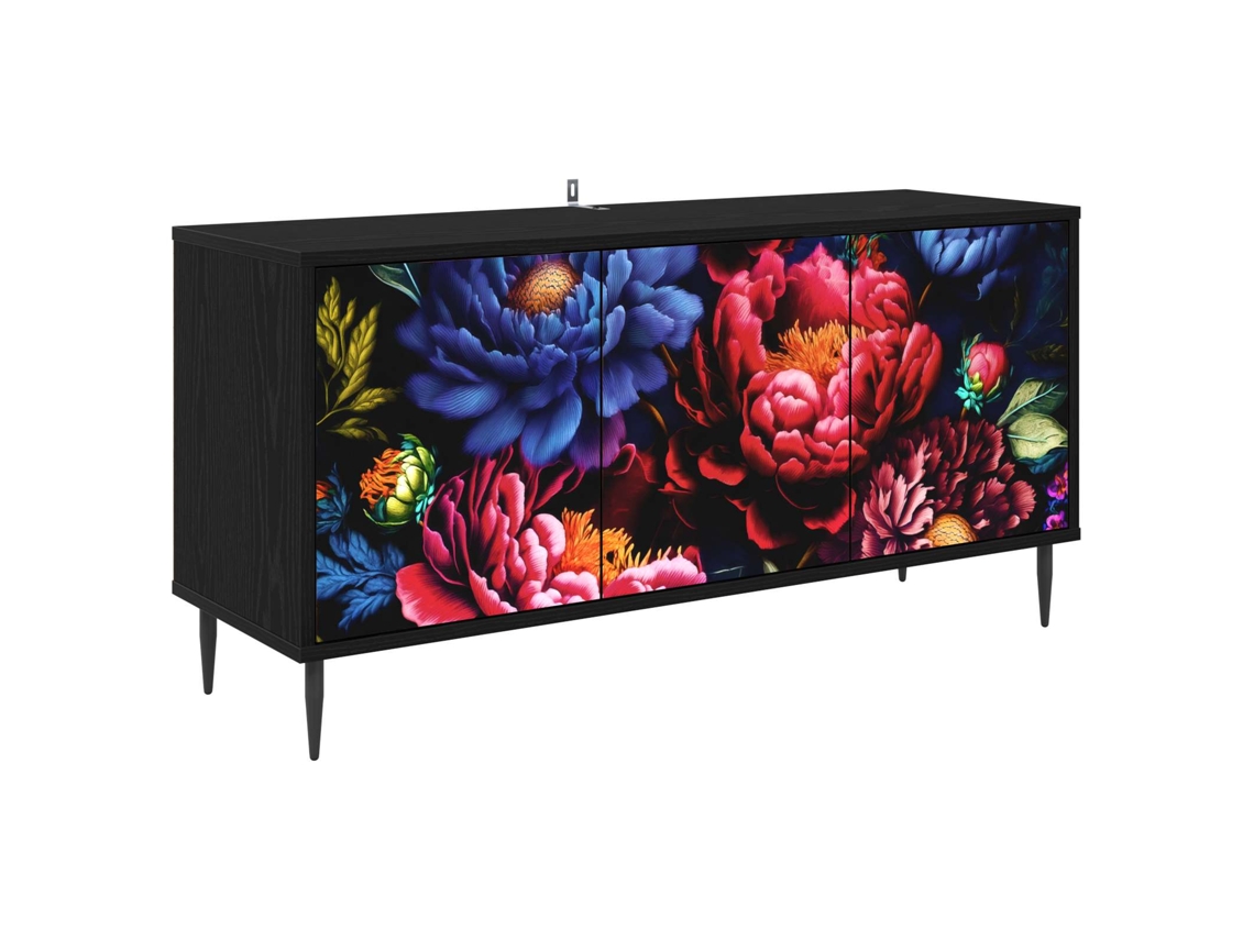 Vidaxl Gabinete Para Tv Kiel 102 X 33 X 51 Cm Carvalho Preto