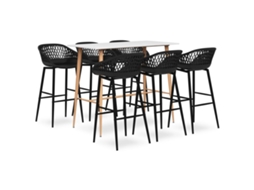 Bar Set, Bar Sets Vidaxl Branco Madeira