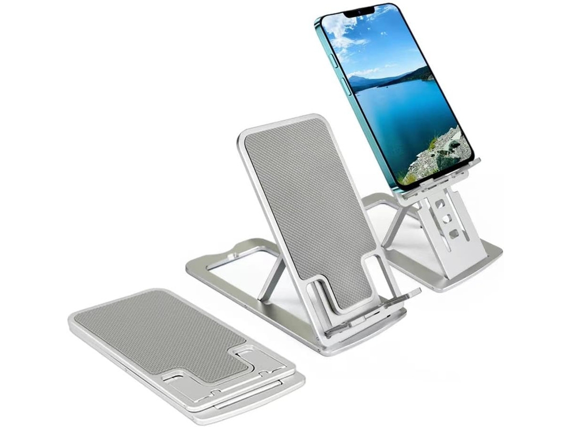 Suporte Ajustável Para Celular Suporte Ajustável Para Celular Em Liga De Alumínio Suporte Para Celular De Mesa Suporte Ultrafino P-aquaforge