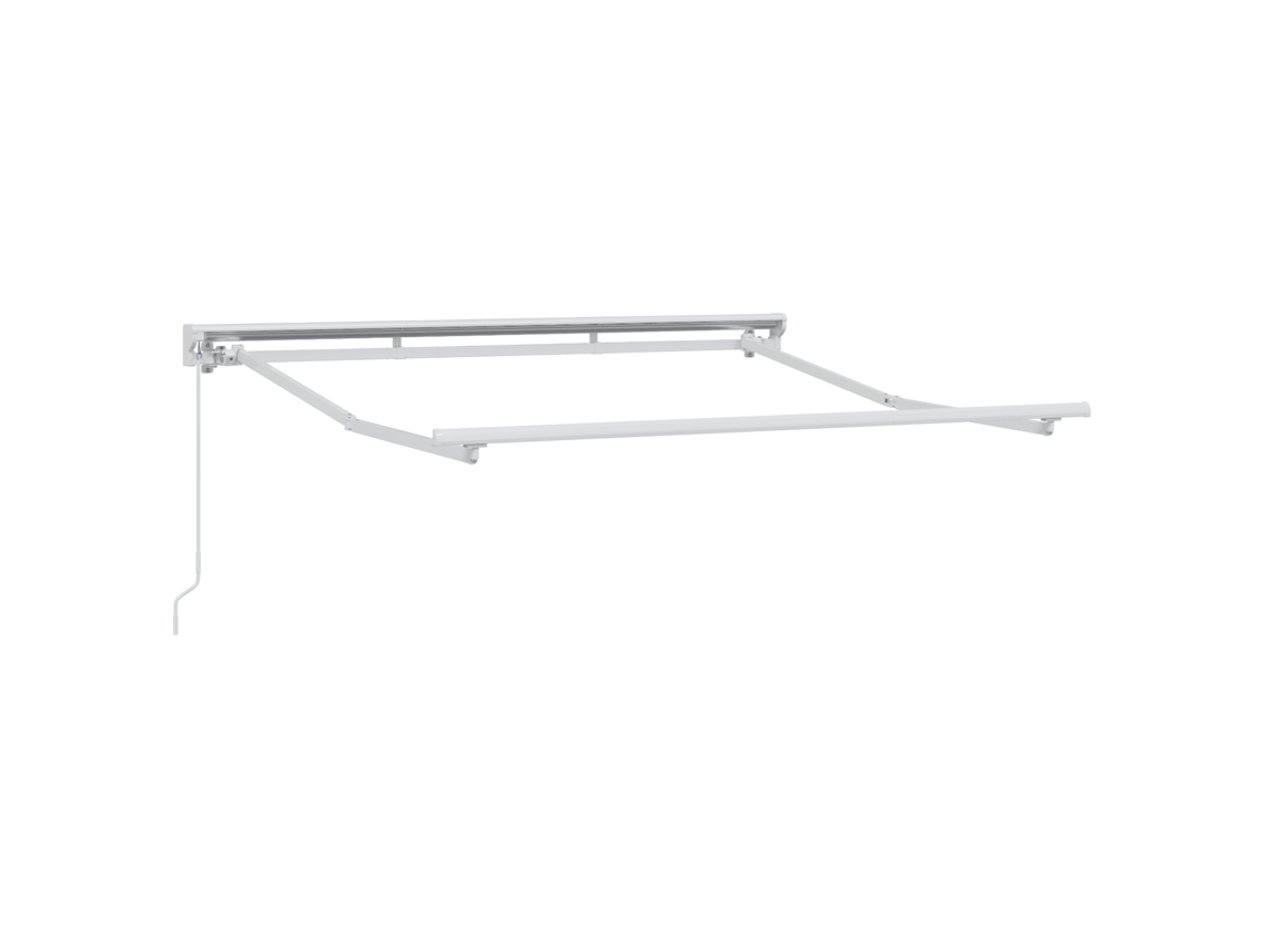 Conjunto 1 Estrutura De Toldo Vidaxl Branco Aço (2,5 X 2 M)