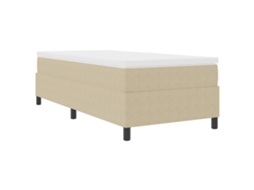 Conjunto 1 Cama Box Vidaxl Cinzento Cordão (100 X 200 Cm)