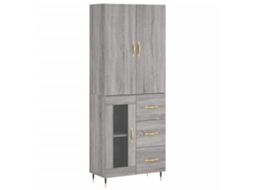 Highboard, Highboards Vidaxl Cinzeto Madeira Processada (n/a)