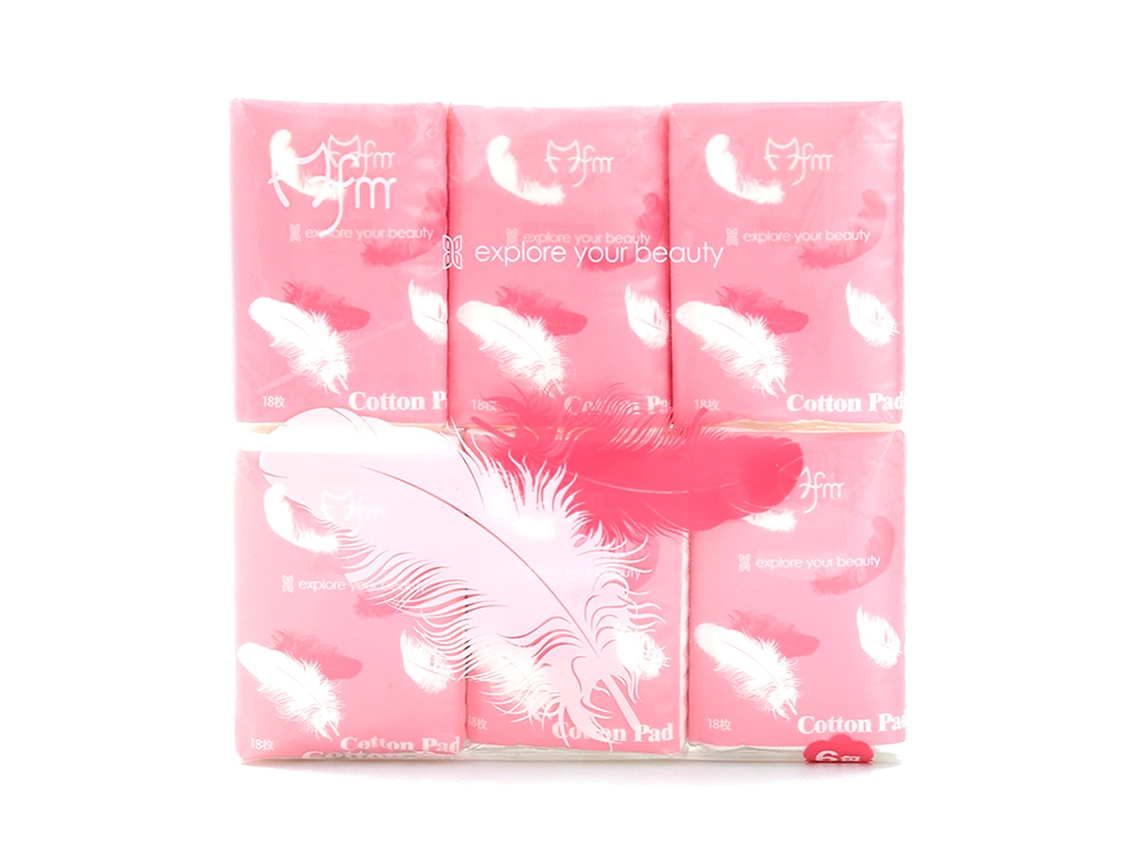 Pads Descartáveis De Algodão Para Remoção De Maquiagem Com Duas Faces