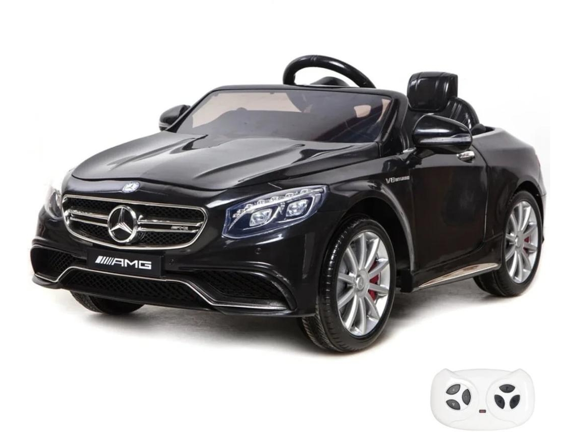 Mercedes-benz S63 Amg 12v Carro Elétrico Infantil 1 A 6 Anos – Veículo Licenciado Oficialmente Com Bateria E Telecomando  – Preto
