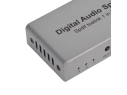 Divisor Mali Óptico SPDIF 1x3, suporta LPCM 2.0, DTS, Dolby, AC3