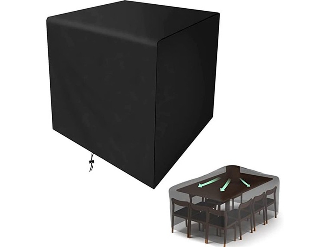 Escolha Sólida - Terrastafelhoes Resistentes Ao Tempo - Móveis De Jardim 90x90 Cm - Resistentes À Riscos - Respiráveis - Plegáveis - Capa De Proteção