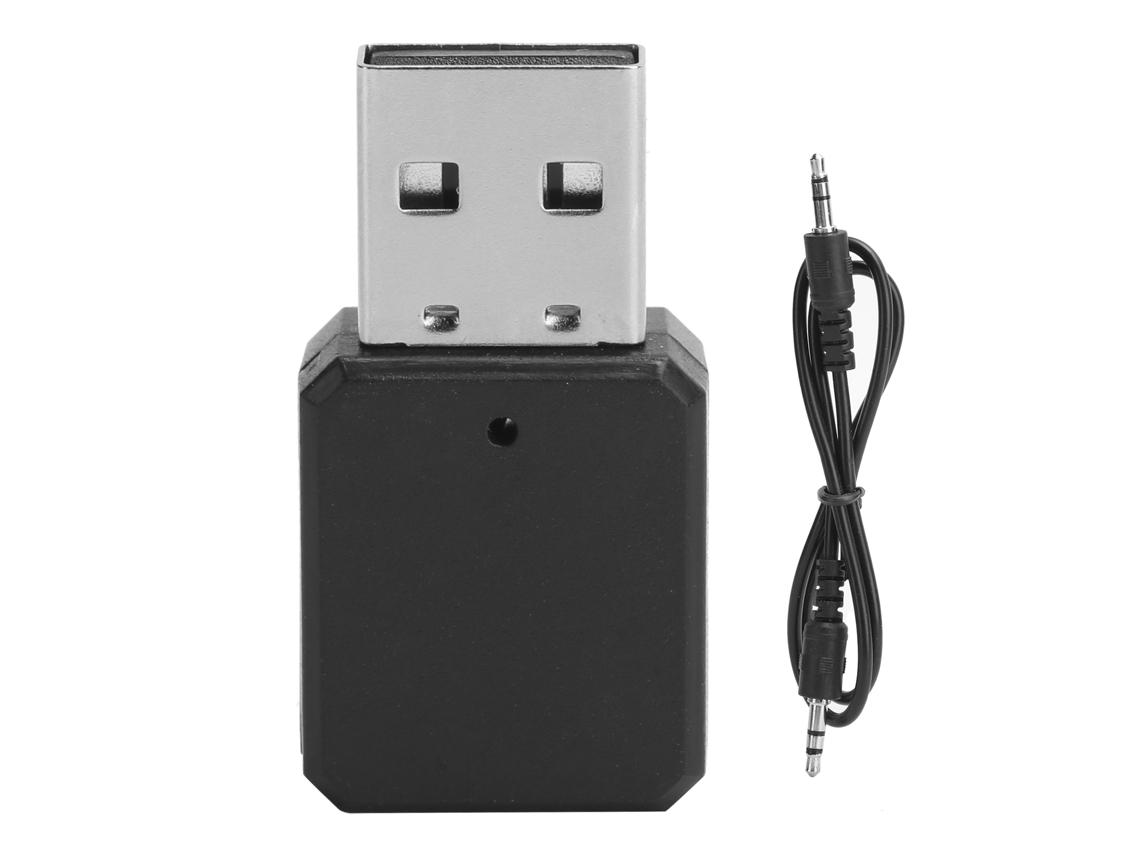 Adaptador Bluetooth 5.1 Usb, transmisor y receptor de audio inalámbrico con cable aux de 3,5 mm para coche S/MARCA