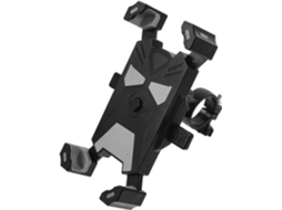 Suporte para Celular de Motocicleta, Compatível com Guidão, para Motos, Carrinhos de Bebê e Scooters, na Vertical e Horizontal JYTGALX (preto)