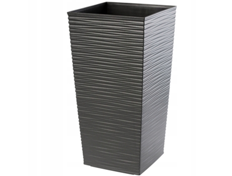 Kadax Garden Planter com inserção de flores, grande, alto, 39 x 75 cm, grafite