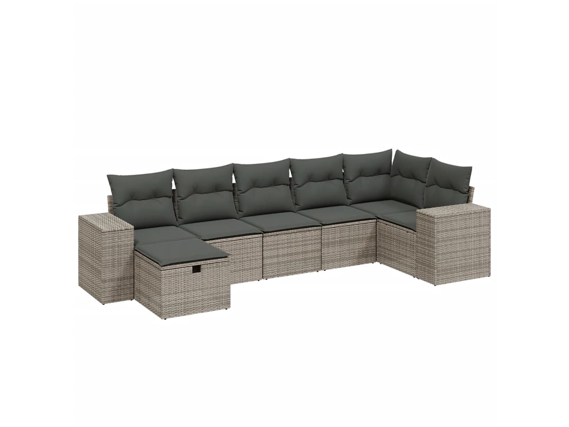 Garden Sofa Set, Garden Sofa Sets Vidaxl Cinzeto Rattan / Vime (n/a)