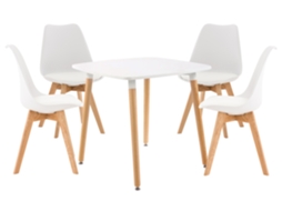 Conjunto De Jantar Liborg Branco