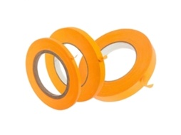 Fita Adesiva para Mascaramento de Escala Guitarra, 3 Rolos 6 Mm Largura, Pint Ura, Decorat GOKOCO