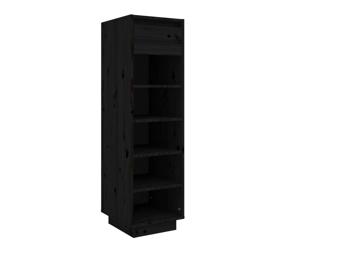 Shoe Cabinet, Shoe Cabinets Vidaxl Preto Madeira De Pinho (n/a)