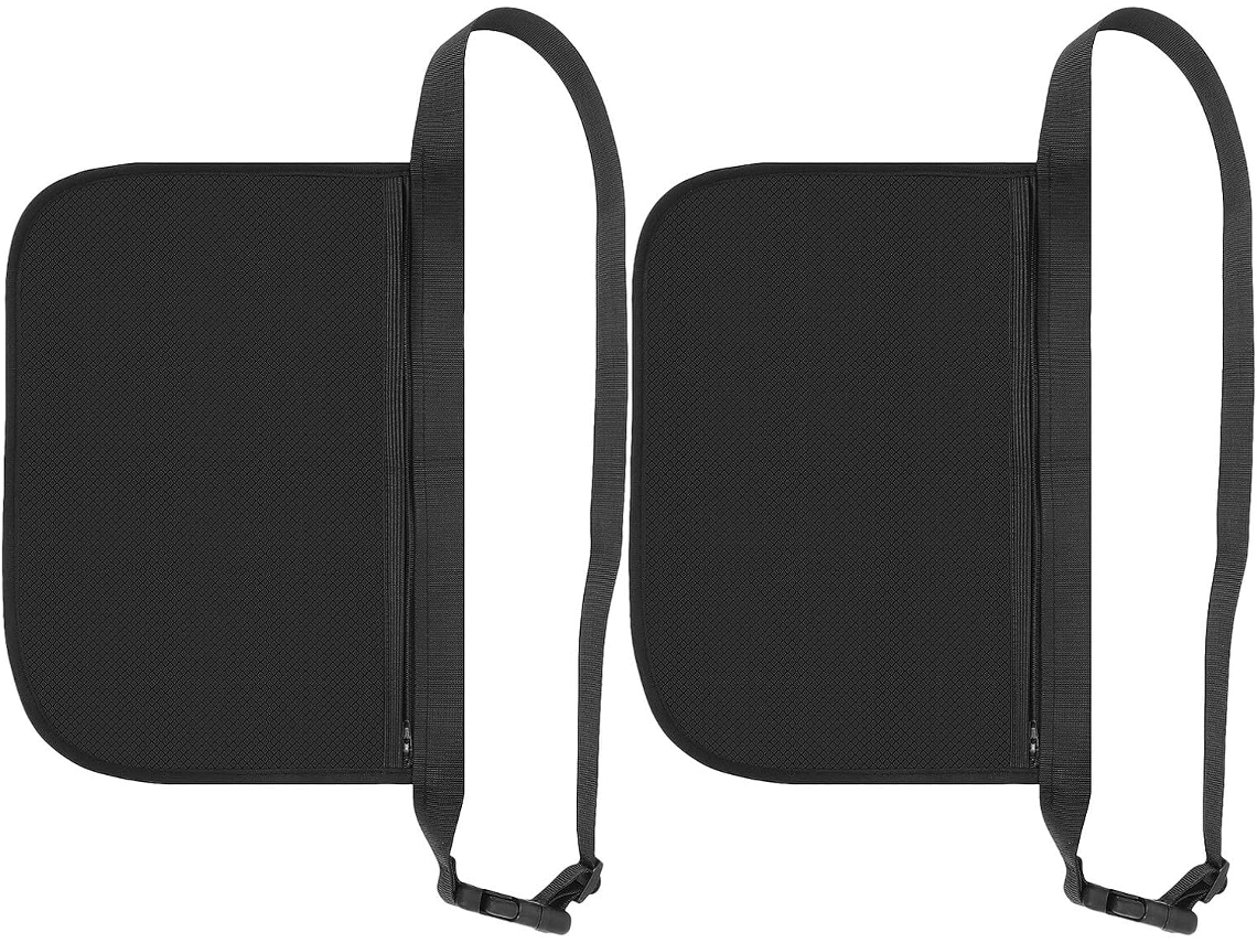 Conjunto De 2 Suportes Ajustáveis Para Bolas De Golfe E Tênis, Com Bolsa De Cinto Preta Leve E Compacta
