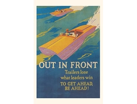 Livro Vintage Journal Out In Front, Racing Speedboats De Found Image Press (inglês)