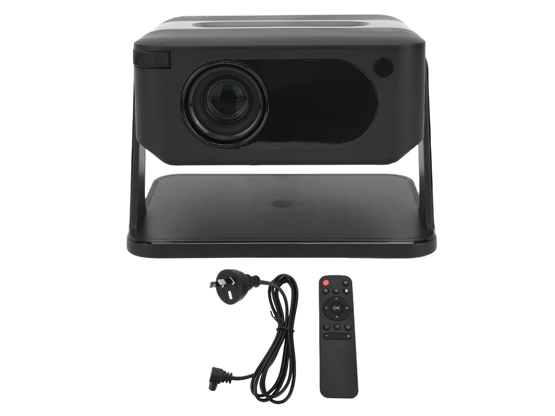 Projetor inteligente 4k 1080p com app integrado, portátil, para quarto, teatro, auto foco, correção de keystone EOOCOO (wifi 6 Bluetooth)