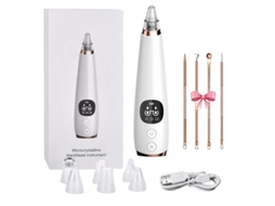 Kit Aparelho de Cravos + Agulhas de Extração Ouro Limpeza Profissional da Pele YANYXR