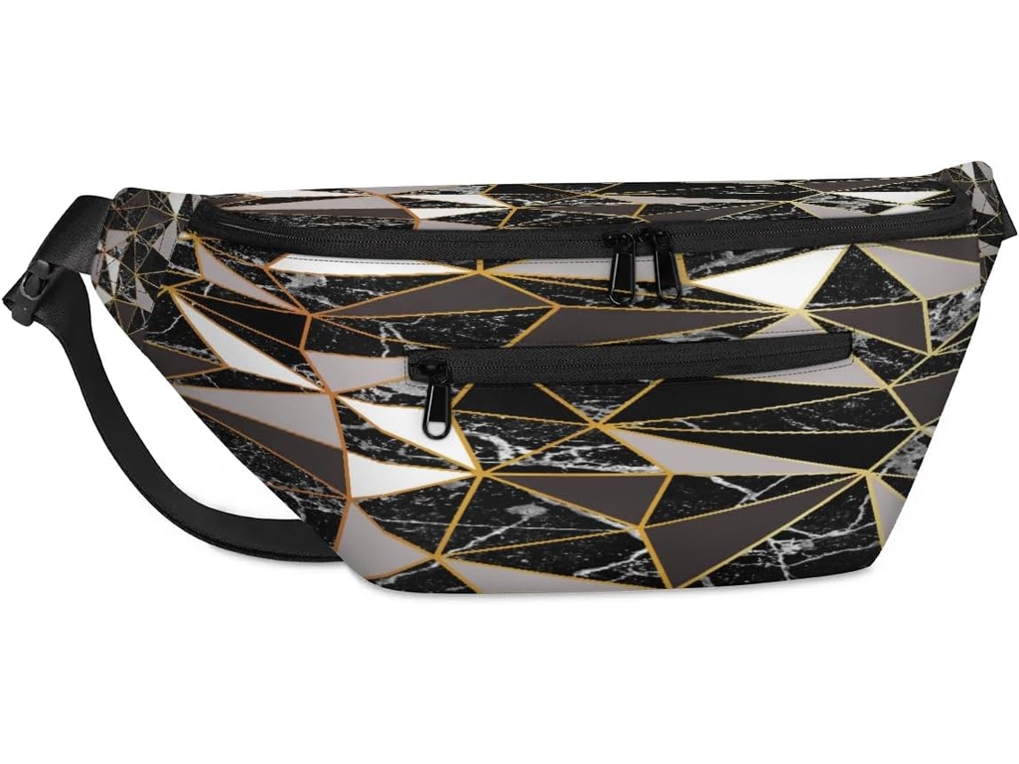 Bolsa Transversal Mármore 38 X 25 9 19 Cm Impermeável