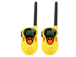 Mini Walkie Talkies 80 100m Rádio Eletrônico Interfone Brinquedo Infantil Presente Ao Ar Livre Brilvibera