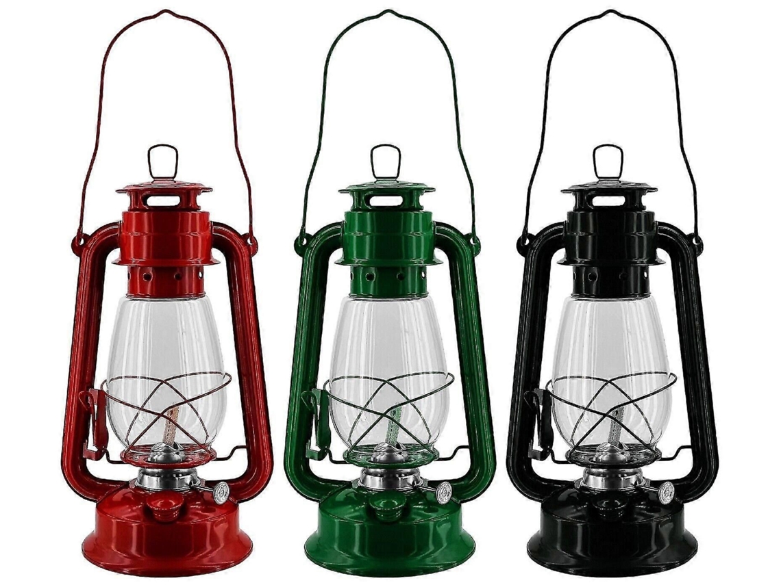 Lanterna a óleo vintage para uso externo, 10 polegadas, lâmpada de camping com querosene/parafina.