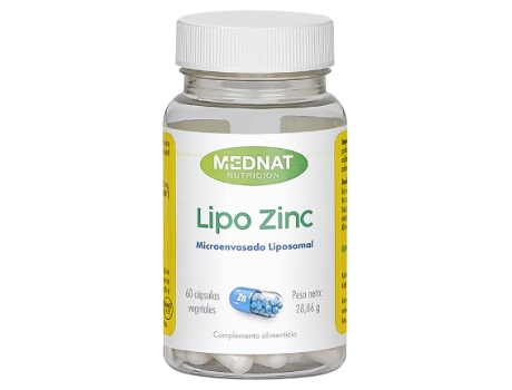 Lipo Zinco 60 Cápsulas MEDNAT NUTRIÇÃO