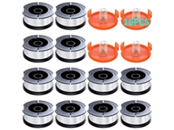 Kit com 6 Carretéis de Fio AQUAFORGE compatível com Black+decker
