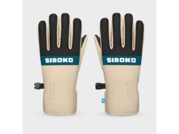 Luvas Térmicas Snowboard E Ski Para Criança Whiz Beige Preto Siroko