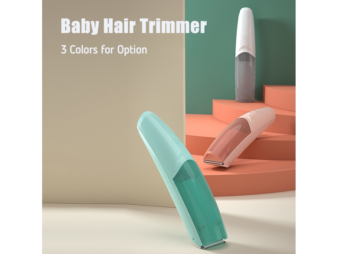 Primerox maquina de Cortar Cabelo para Bebê Silenciosa com Aspiração Automática Ipx7 Sem Fio Recarregável
