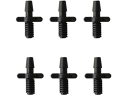 Conjunto de 100 Conectores de Irrigação com Rosca 3/5 mm MARCA