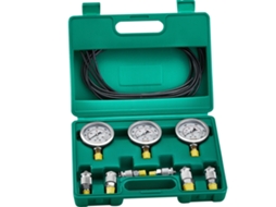 Kit De Teste De Pressão Hidráulica, Faixa De 5 Manômetros, Aço Inoxidável Durável, Acoplamentos Versáteis,3heads 6pieces Oem