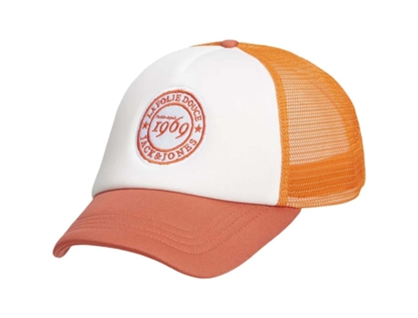 Boné de Homem JACKJONES Laranja (Tamanho Único)