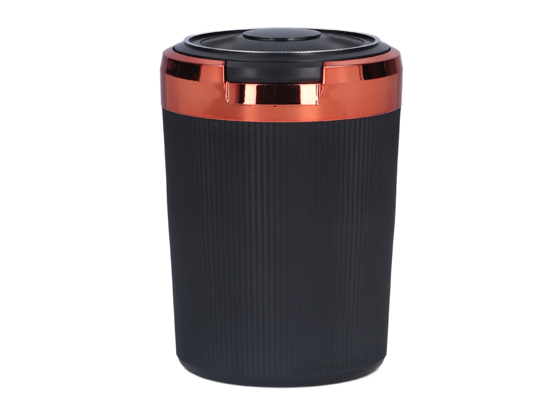 Cachimbo Sem Fumaça 3w com Luz Led Azul Fireproof para Carro Casa Escritório Laranja | S/MARCA