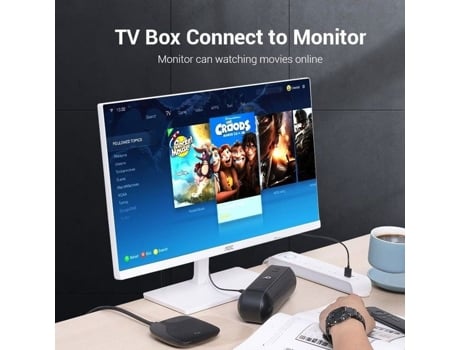 Vention Cabo Hdmi Para Vga Com Saída De Áudio Vention Hdmi Vga Usb 1m