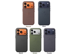 Capa Protetora Techwoven Para Iphone 17 Pro Max Com Magsafe, Logo Sienna, Fina E Resistente A Impactos, Preta