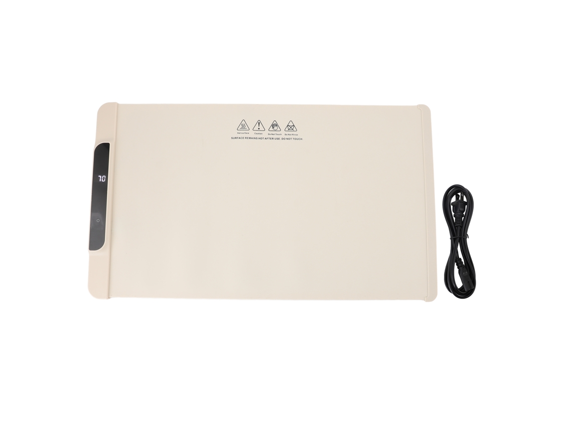 Esteira elétrica de aquecimento de alimentos, silicone, plegável, com timer, 110v | S/MARCA