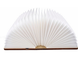 Luminária De Led Dobrável Em Formato Livro Papel, 2,5 W, Recarregável