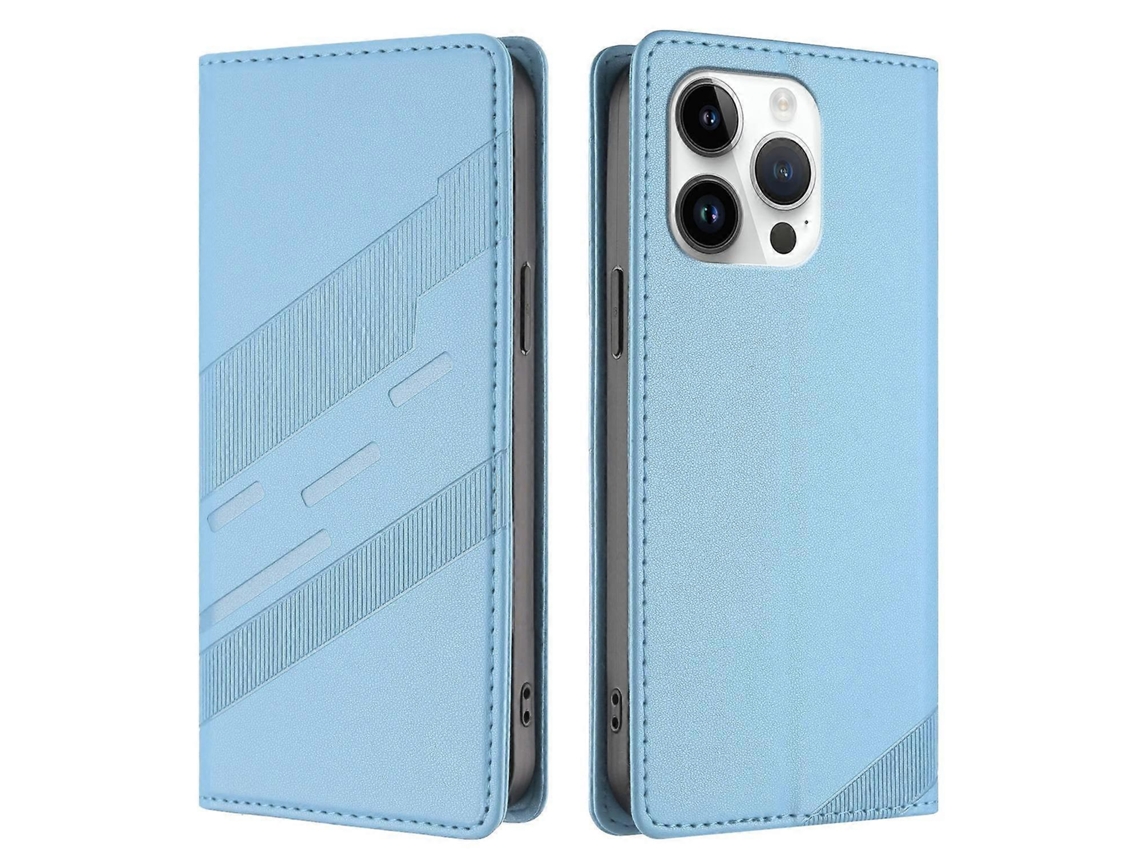 Capa De Couro Com Suporte E Estampa Estilo Punk Para Iphone 13 Pro De 6,1 Polegadas