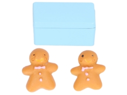 Primerox modelo de Biscoito Miniatura 1:12 Casa de Bonecas Conjunto com Caixa Decoração