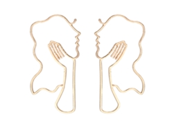 Brincos De Moda Feminina Design Oco Personalidade Atraente