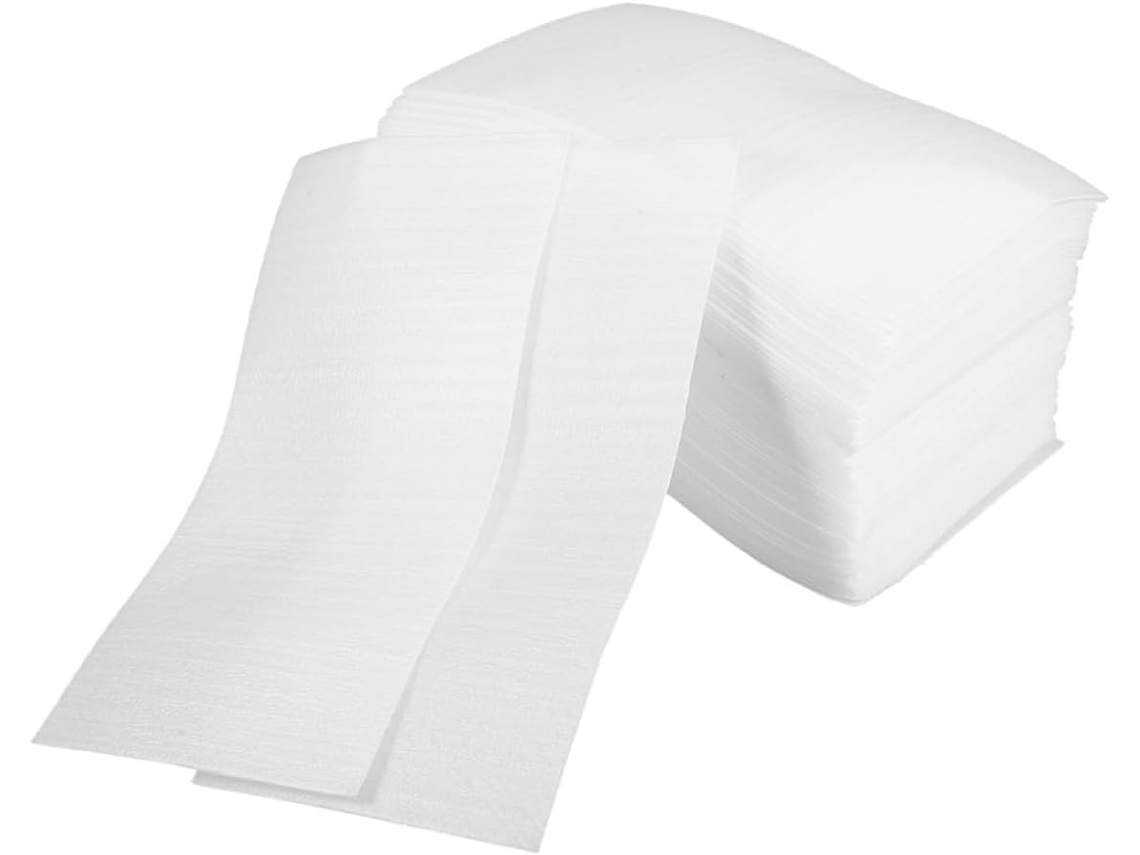 Sacos para embalagem e proteção, 200 unidades, em espuma EPE.