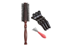Conjunto De Pente De Cabelo De Cerdas, Pente De Massagem De Cerdas