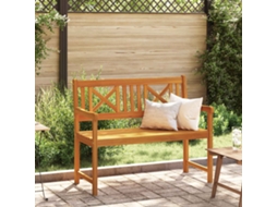 Vidaxl Banco De Exterior Natural 110 X 56 X 90 Cm