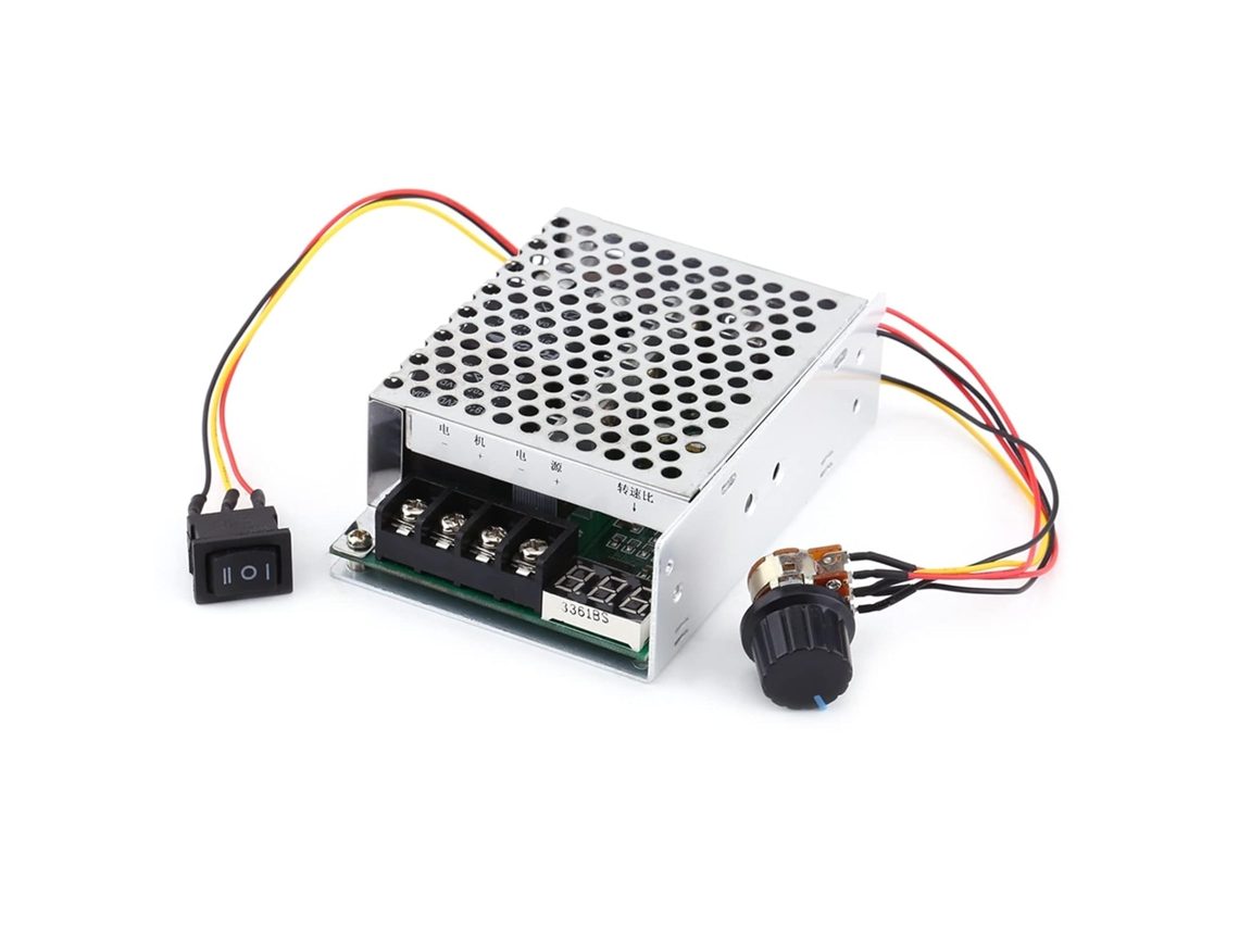 Controlador De Velocidade Para Motor Cc 10v-55v 40a Com Display Led E