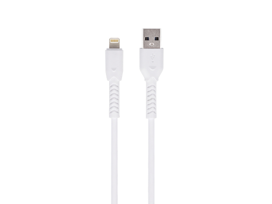 Cabo Telemóvel Usb Lightning MAXLIFE Branco