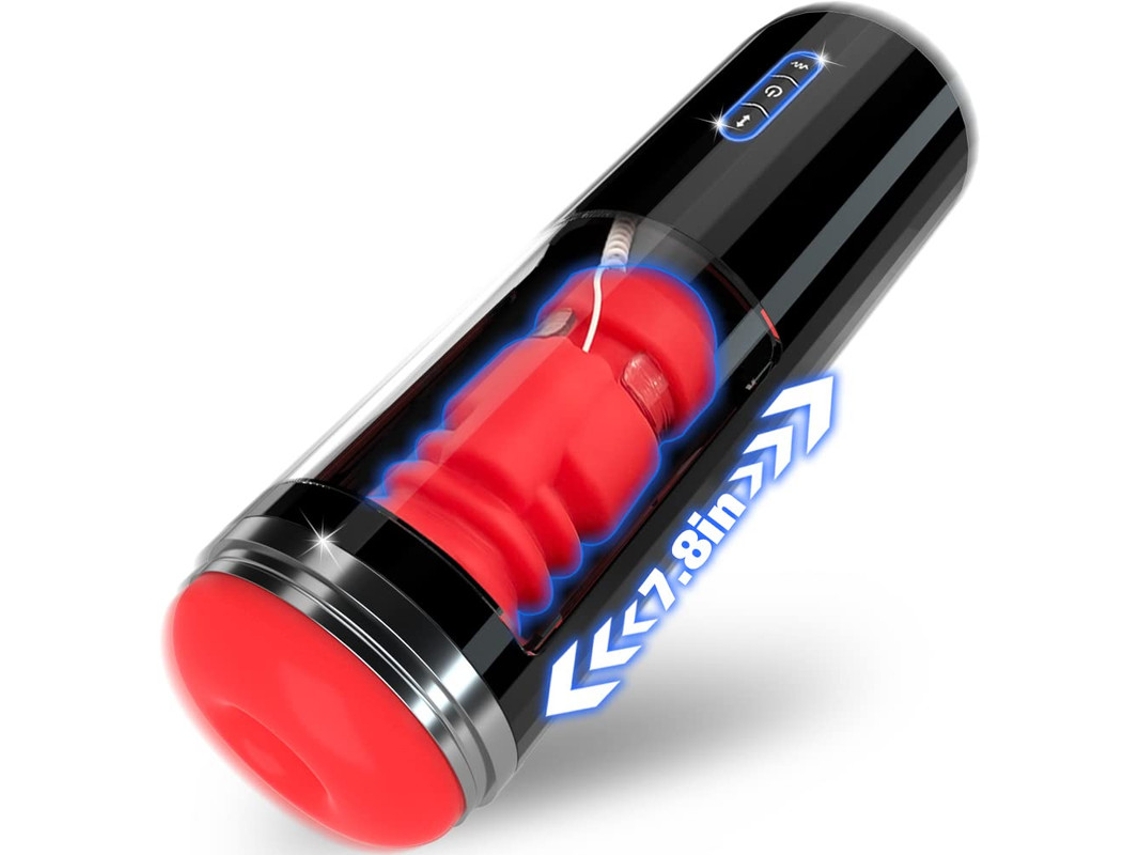Masturbador Masculino Automtico Blowjob Sex Machine Com 7 Modos De Impulso (preto) Yizhood