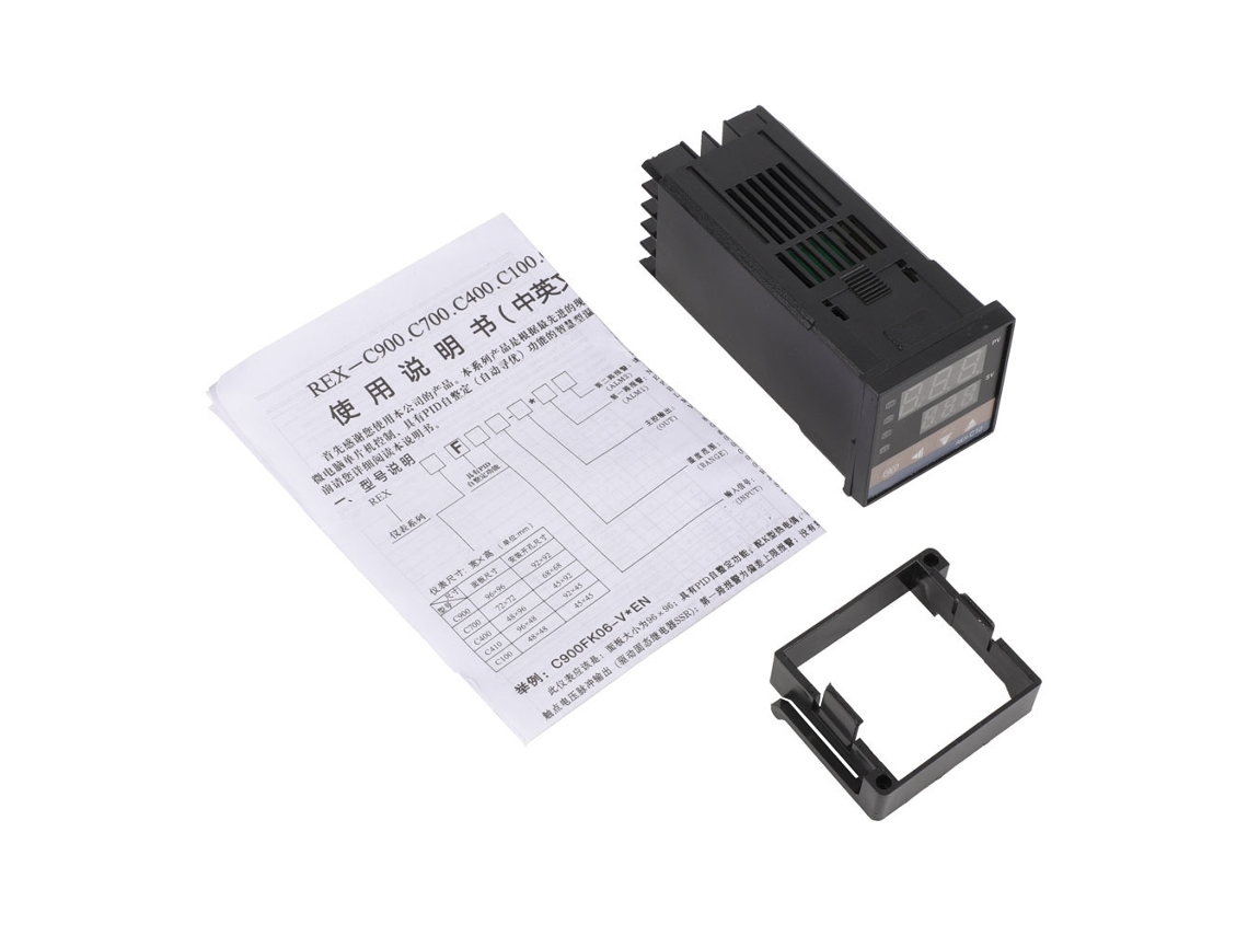 Controlador De Temperatura Rex-c10fk02-m*an Com Saída De Contato De Relé 0-400℃ Ac220v