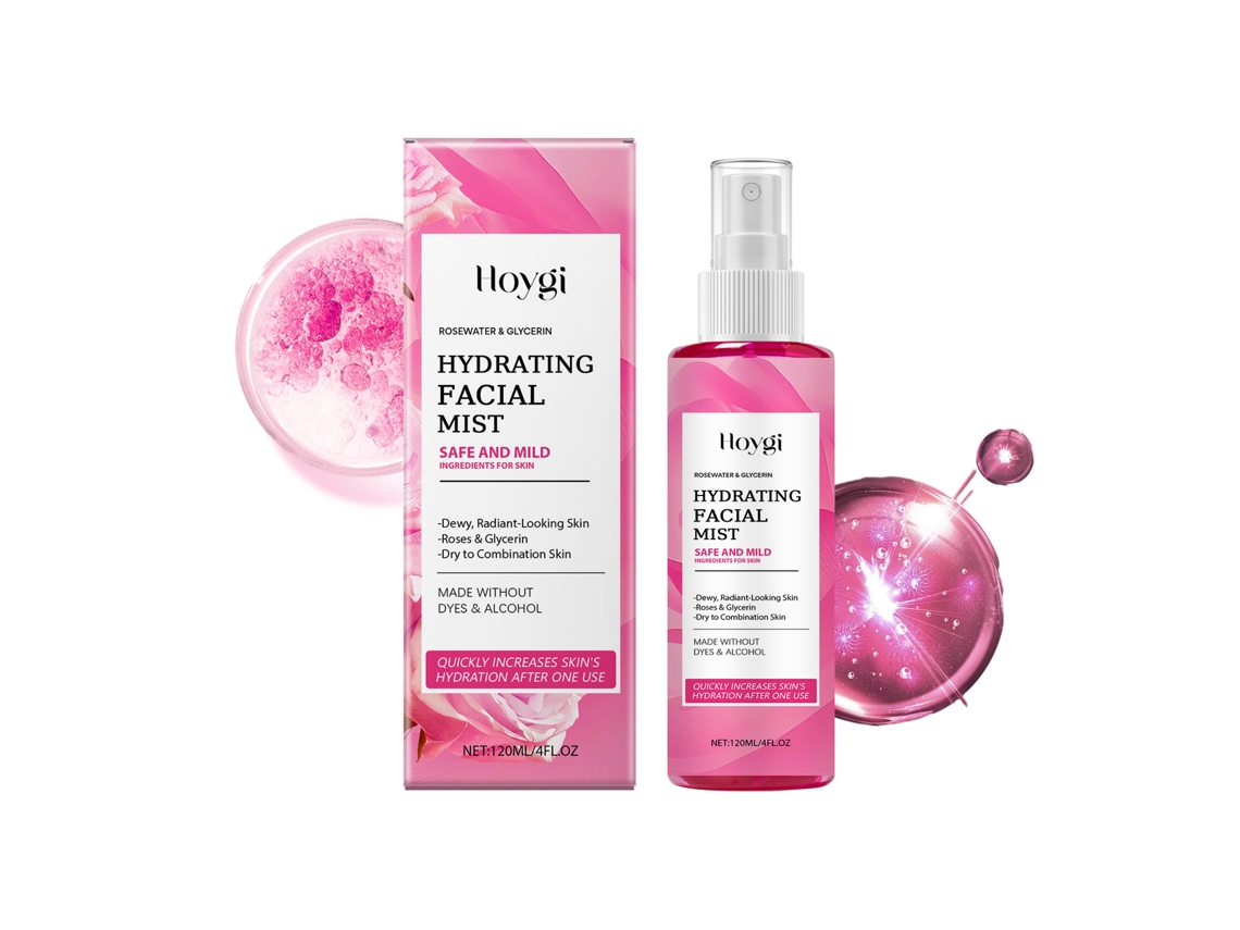 Tônico Rosa Hidratante Pele Radiante